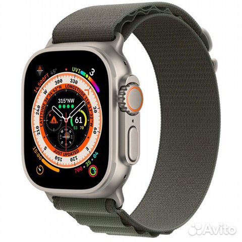 Watch Series Ultra 8 LTE 49mm Alpine Loop L Green