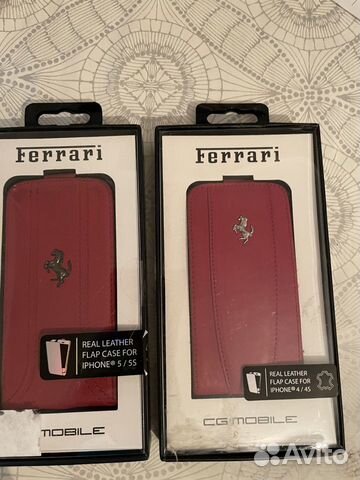 Чехол Ferrari для iPhone 4/4s, 5/5s