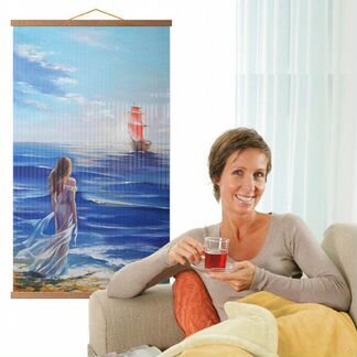 Обогреватель настенный Домашний Очаг 500Вт Алые Па