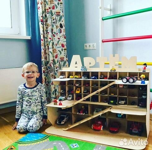 Большая детская парковка