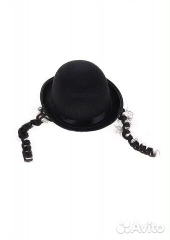 Карнавальная еврейская шляпа-котелок