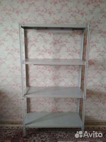 Стеллаж металлический 1500*750*200- 4 полки