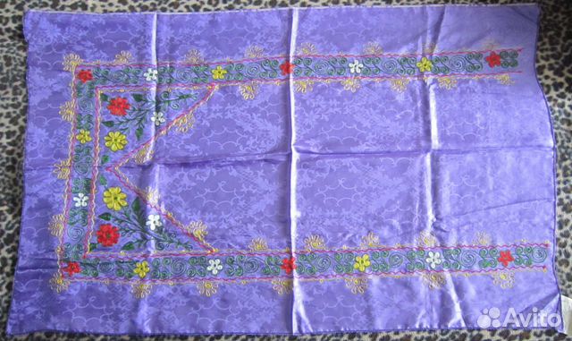 Сюзане 120х70 Натуральный шелк Узбекистан Бухара