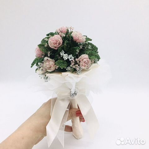 Букет невесты из бисера