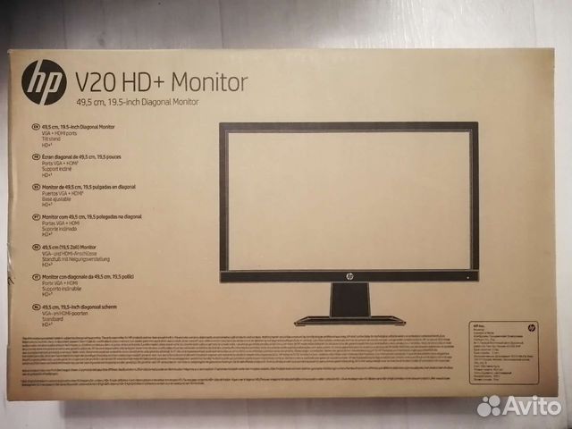 Монитор hp v20 HD+
