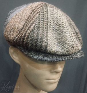 Кепка хулиганка твид Harris Tweed новая