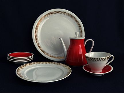 Сервиз фарфор из гдр Freiberger