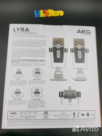 Микрофон AKG C44-USB Lyra (Новый)