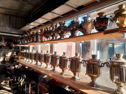 Самовар Советика 7литров на дровах