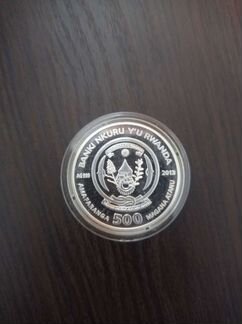 Серебряная монета 500 Франков