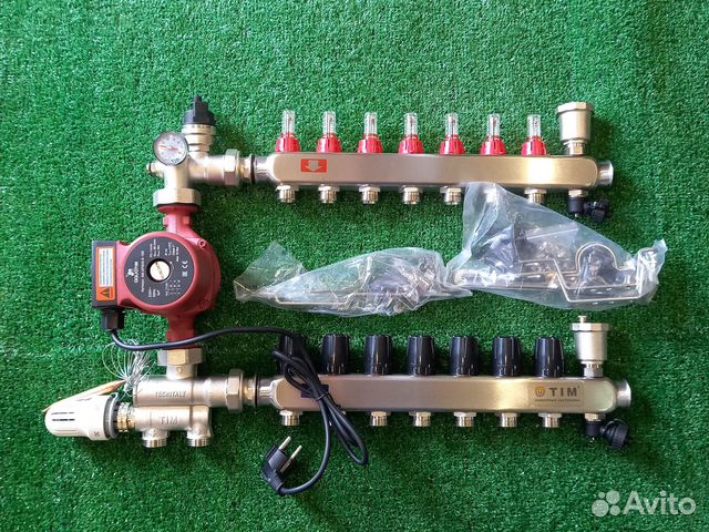 Коллектор в сборе с насосом и насосно-смесительным купить в Рязани ...