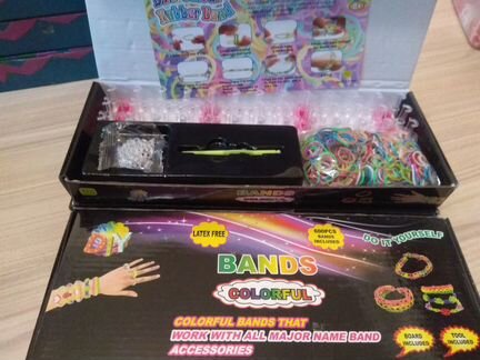 Резиночки для плетения браслетов, новые