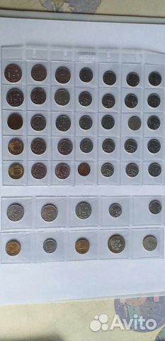 Набор монет России с браком