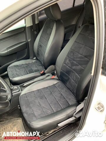 Авточехлы Skoda Rapid Алькантара (Оригинал)
