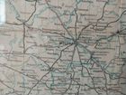 Карта железных дорог и водных сообщений ри 1910 г объявление продам