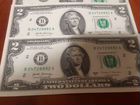 Банкноты 2 доллара
