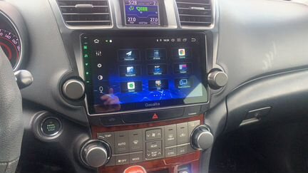 Штатная магнитола на Toyota Highlander 2011-2013