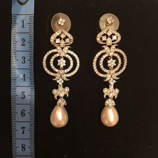 Серьги, итальянская бижутерия (новые)