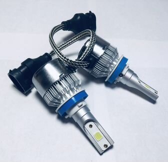 Светодиодные лампы h11 c6 led headlight 6000k