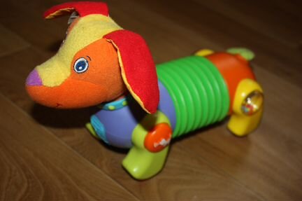 Заводная собака Tiny love, кукольная коляска