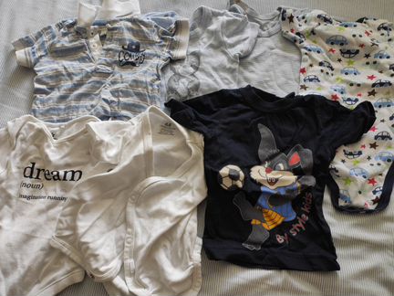 Пакет вещей на мальчика от 0 до 5-6 месяцев