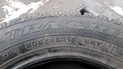 Шина бу 205-65-15 Goodyear Ultra Grip 500
