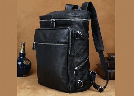 Мужской кожаный рюкзак новый оригинал BP703