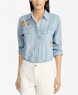 Новая джинсовая рубашка Ralph Lauren