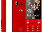 Телефон -4 Sim BQ 2812 - Новый, Красный +micro SD