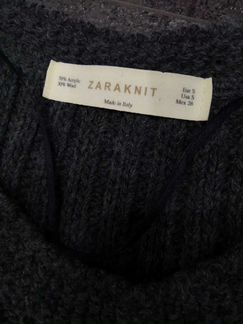 Вязаное платье Zara размер S