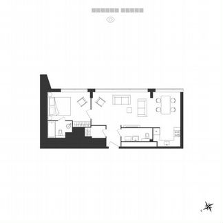 Апартаменты-студия, 60.2 м², 13/26 эт.