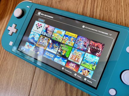 Nintendo Switch Lite + прошитая SX OS