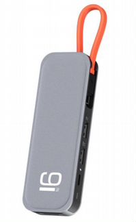 Адаптер rock TR02 9 in 1 Type-C to hdmi 4K Multi-f