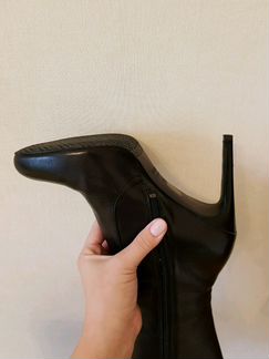 Кожаные сапоги Эконика