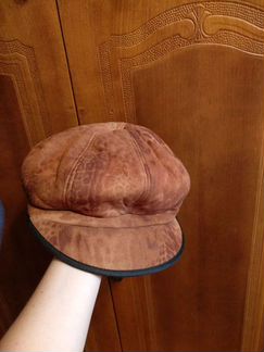 Шуба из искусственного меха с шапкой