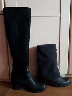 Сапоги высокие. Италия, натуральная кожа