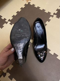 Туфли на танкетке