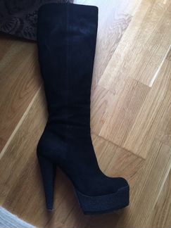 Сапоги замшевые Nursace