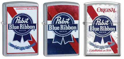 Зажигалки Zippo - Pabst Blue Ribbon