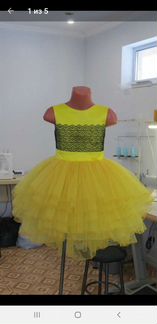 Нарядное платье для девочки 116-122