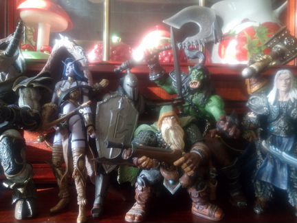 Вся коллекция старых фигурок Warcraft Варкрафт WoW