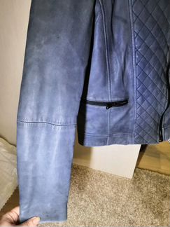 Куртка кожаная Massimo dutti