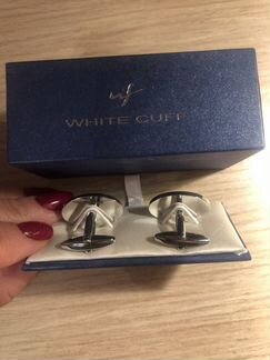 Запонки white cuff с рисунком