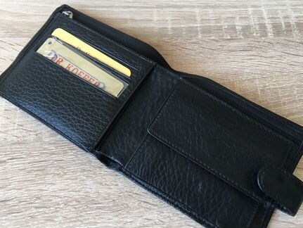 Мужской кошелёк из натуральной кожи