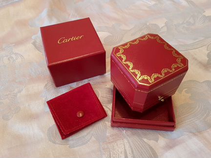 Коробка Cartier кольцо оригинал