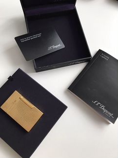 Зажигалка S.T. Dupont Ligne 2 Gold Diamond Head