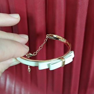 Браслеты Бантик черный и белый