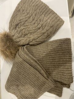 Комплект шапка и шарф