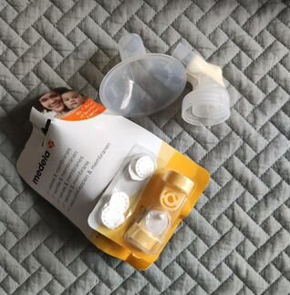 Молокоотсос medela swing в идеале, с расходниками