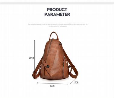 Рюкзак новый кожаный